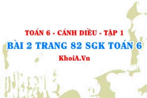 Bài 2 trang 82 SGK Toán 6 tập 1 Cánh Diều